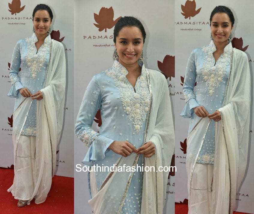 Shraddha Kapoor in a Padma sitaa palazzo salwar