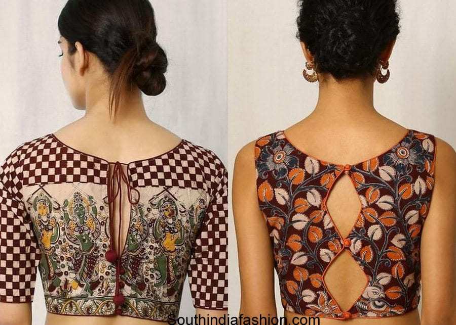 100+ Blouse Designs - Best Stunning Latest Saree Blouse Neck Designs