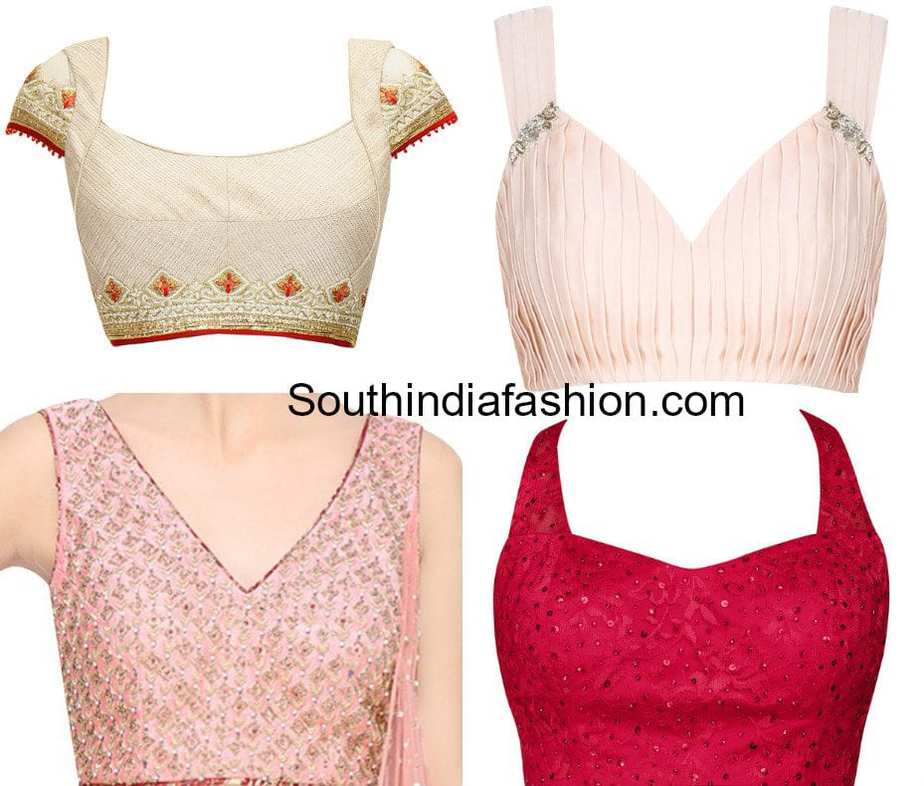 Beautiful Blouse Neck Designs Front And Back