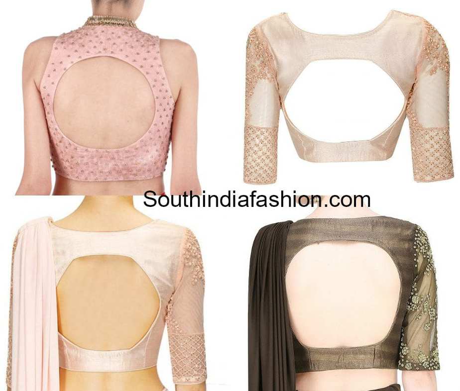 100+ Blouse Designs - Best Stunning Latest Saree Blouse Neck Designs