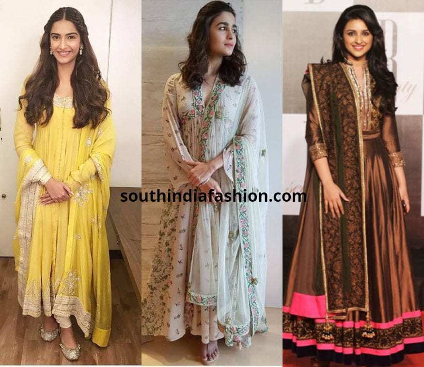 Fashion Alert Celebs In Anarkali Suits  Boldskycom