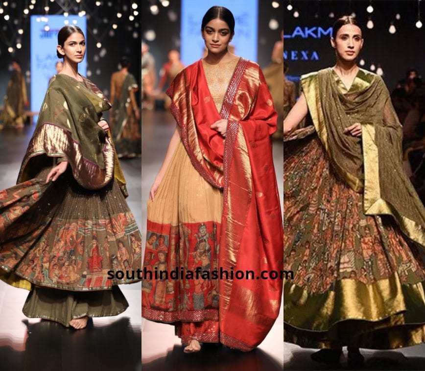 gaurang kanjivaram kalamkari anarkalis