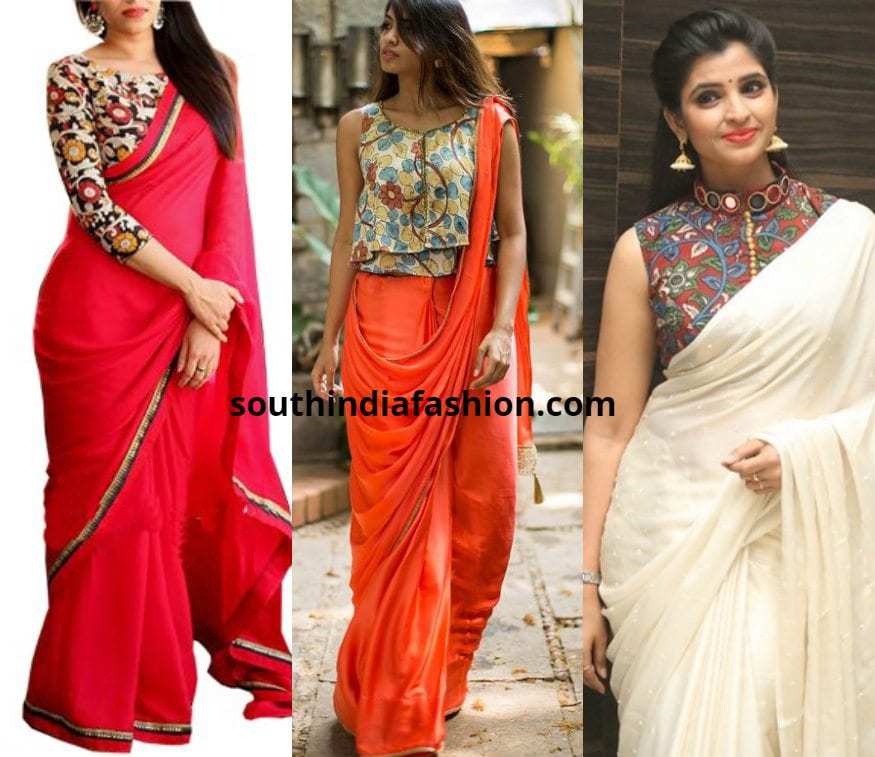 Top 5 Saree Choices With Kalamkari Blouses