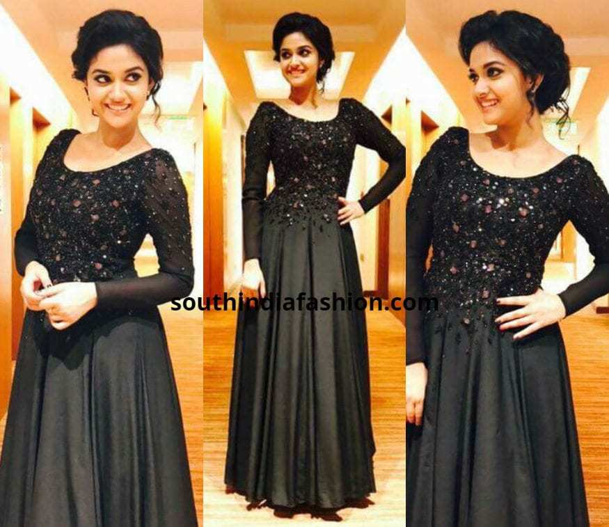 Keerthi suresh in anarkali dress discount
