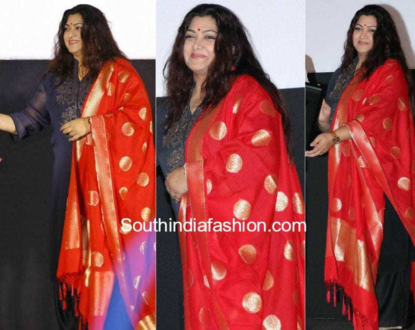 khushbu sundar salwar with banarasi dupatta