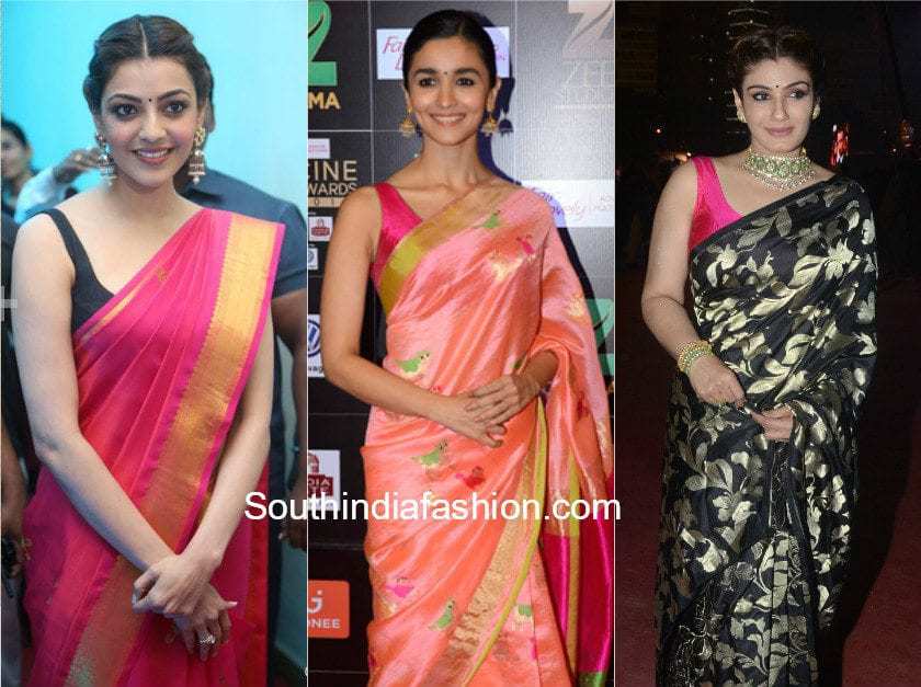 sleeveless saree jackets
