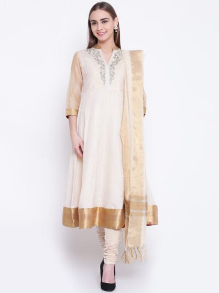 WHITE ANARKALI BUY ONLINE