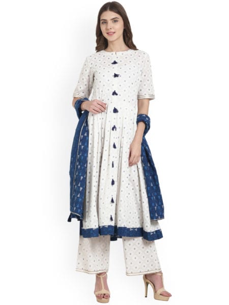 WHITE ANARKALI BUY ONLINE