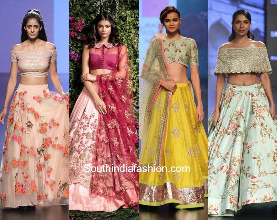 8 Party Wear Lehengas with The Fashionable Blouse