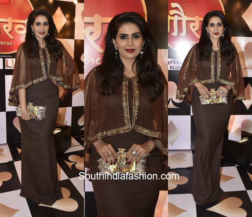 Sonali Kulkarni at Zee Gaurav Awards