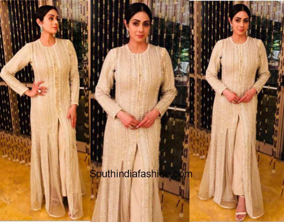 Sridevi Kapoor in Faraz Manan at a family wedding Sridevi Kapoor in Faraz Manan at a family wedding