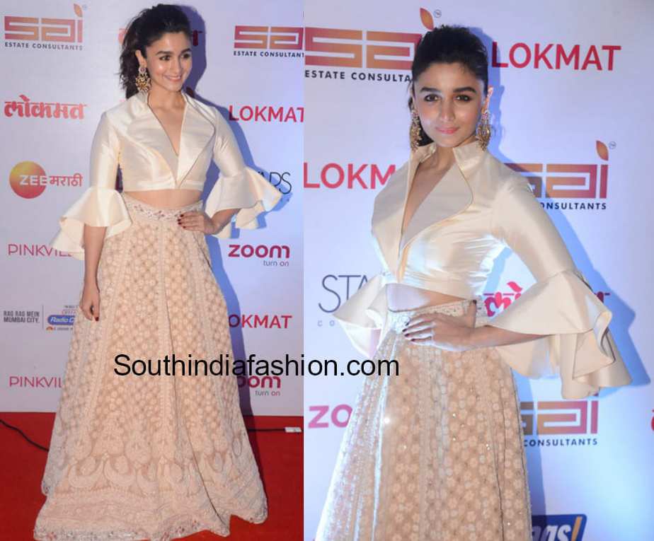 Alia bhatt in deals indo western dress