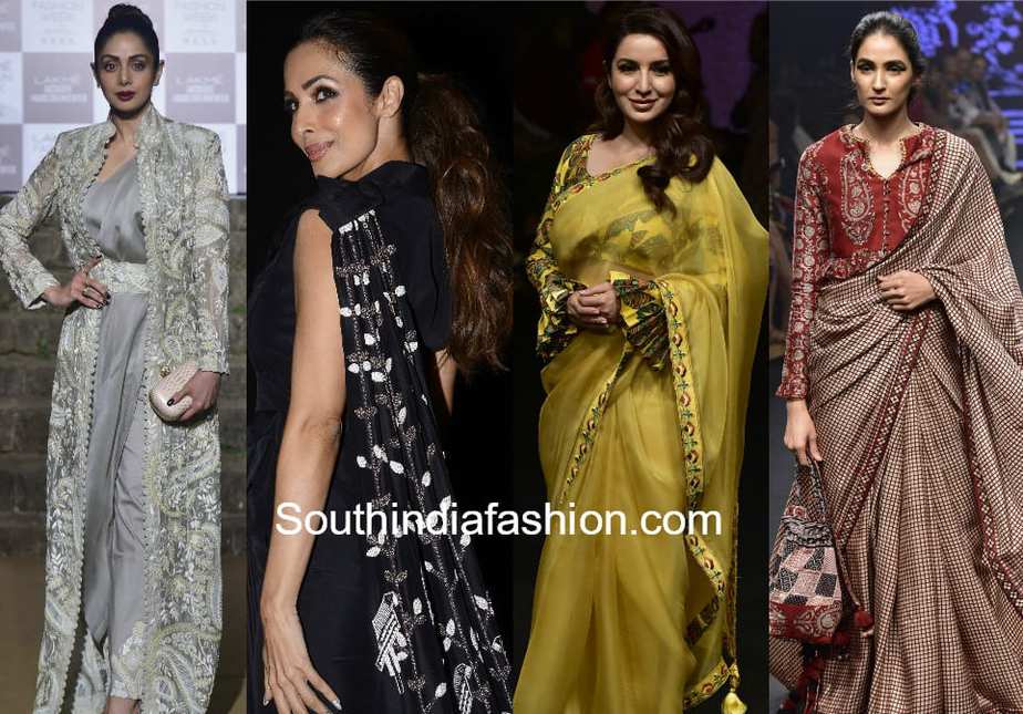 saree trends 2018