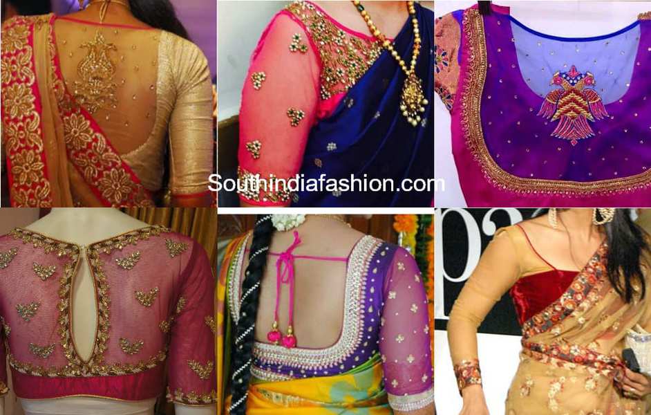 net blouse designs