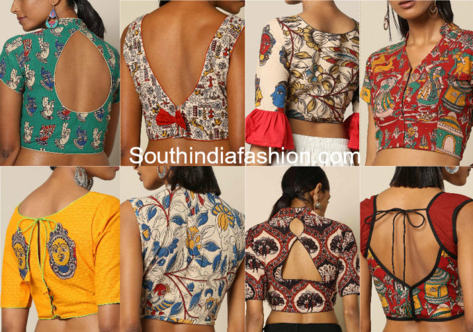 kalamkari blouse designs 2019