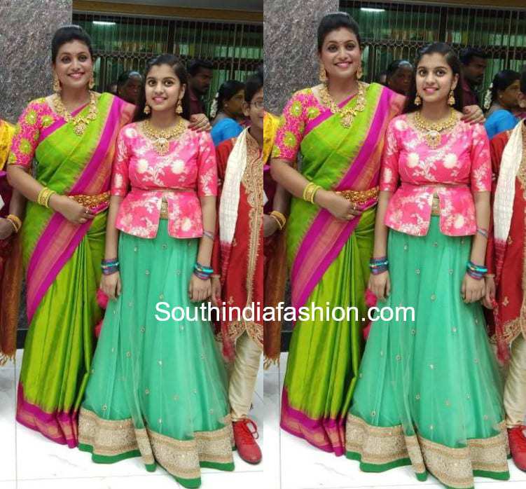 roja with her daughter anshumalika