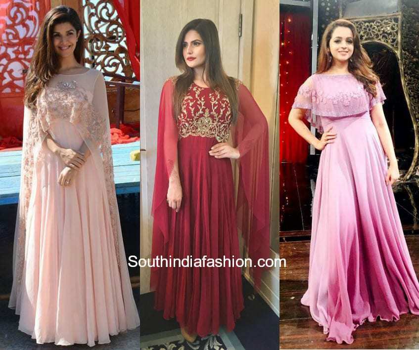 indo western sangeet outfits