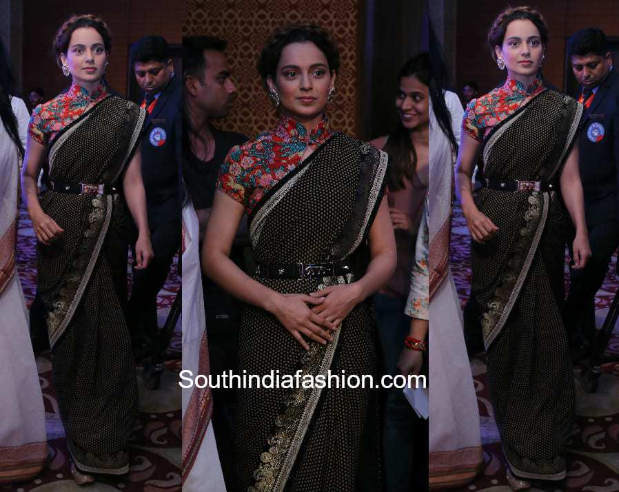 Kangana Ranaut in Sabyasachi at CNN News Rising India Programme 1