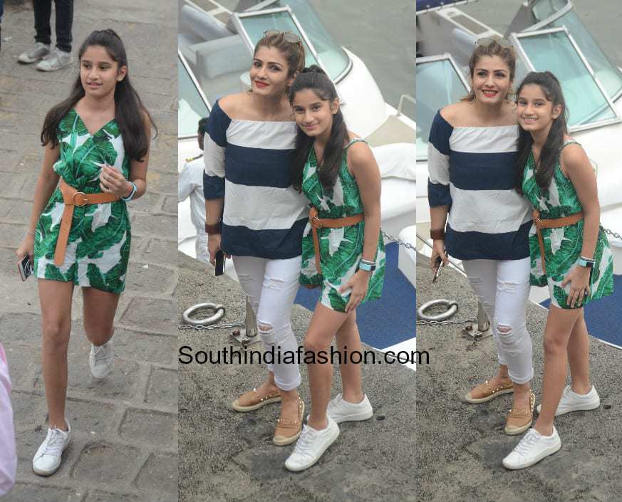 Raveena Tandon with daughter Rasha Thadani for her birthday