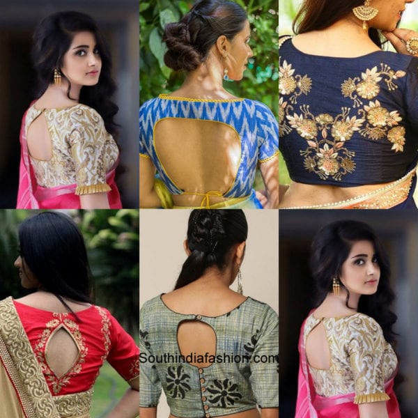 trendy-saree-blouse-designs 2018