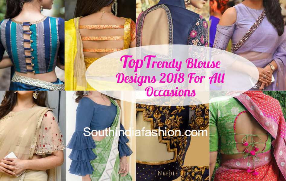 top blouse designs for parties and occasions 2018