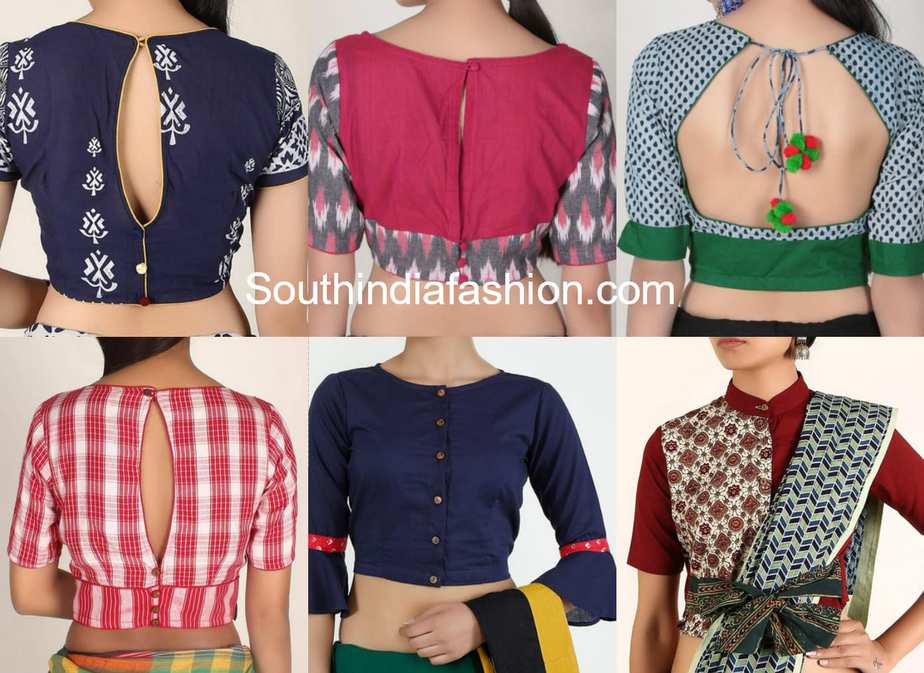 Uncommon Unmarried Girl Saree Blouse Designs 2019