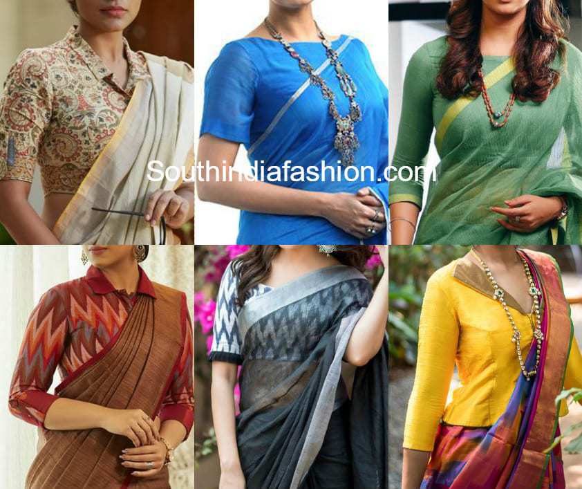 blouse designs for formal office wear sarees