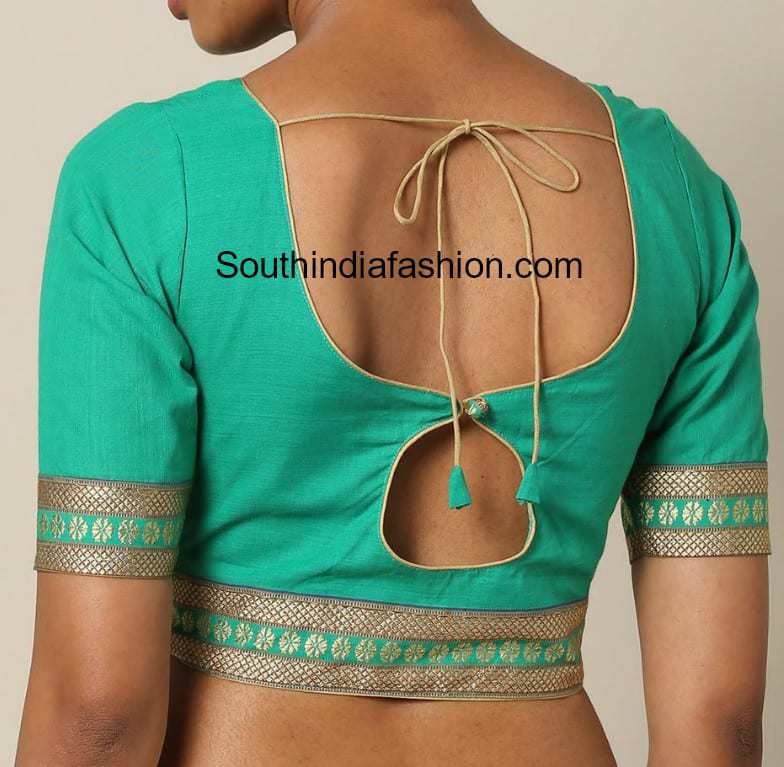 Different Types Of Blouse Back Neck Designs Latest