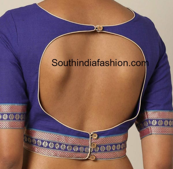 cotton blouse neck designs