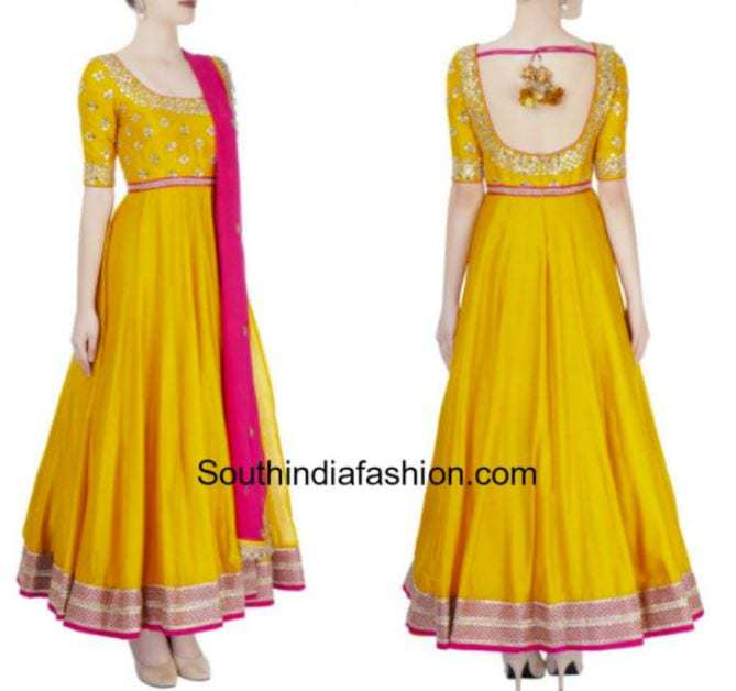 yellow mehndi outfit