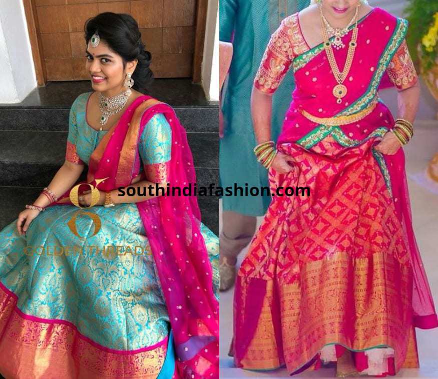 Traditional Pattu Half Sarees For 18 Weddings And How To Rock Them Traditional Pattu Half Sarees For 18 Weddings And How To Rock Them