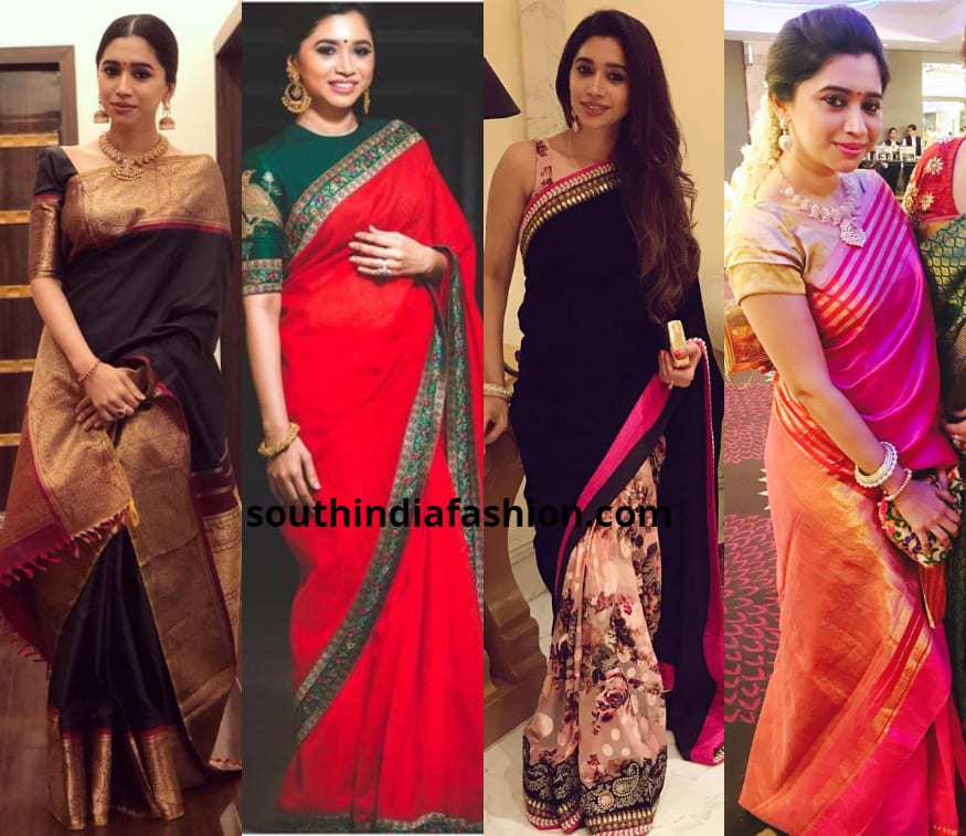 Aarti Ravi Saree Looks