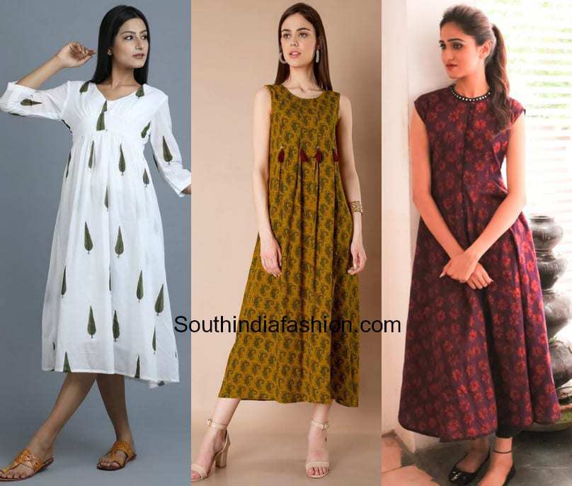 latest indo western dress patterns