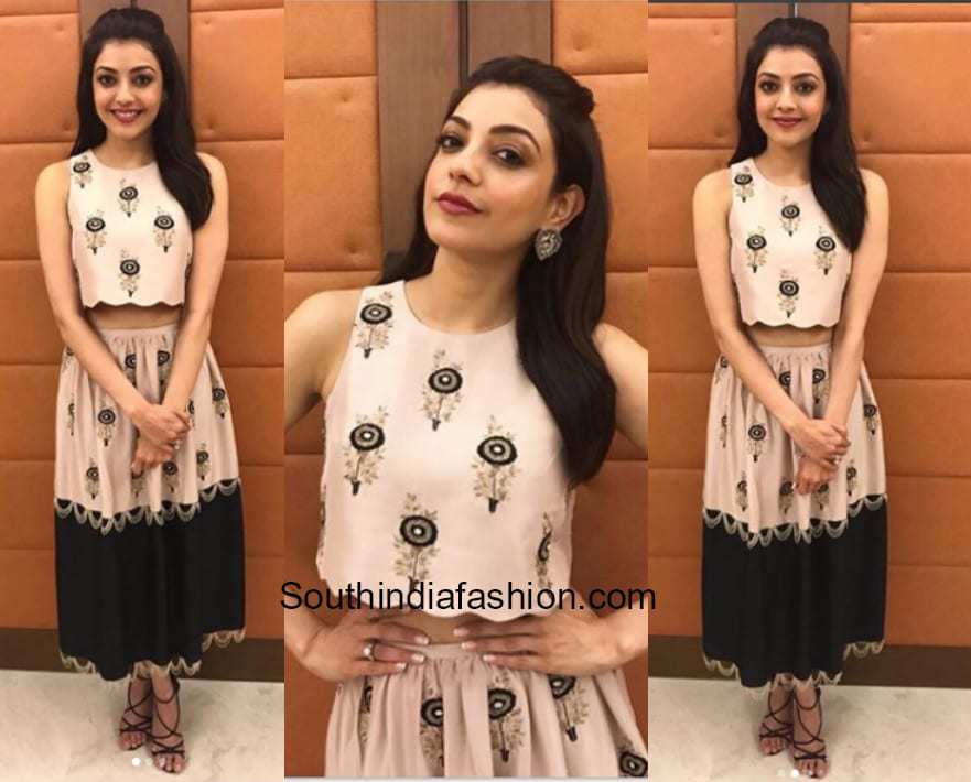 Kajal Aggarwal in Payal Singhal for a College Event Kajal Aggarwal in Payal Singhal for a College Event