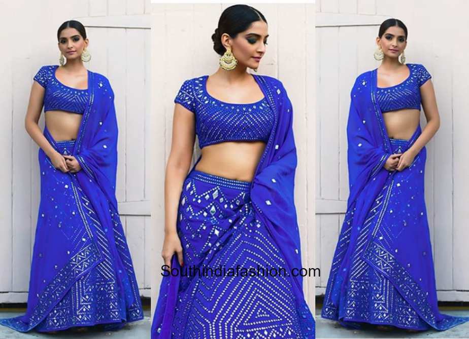 Sonam Kapoor in Abu Jani Sandeep Khosla for Veere Di Wedding Promotions