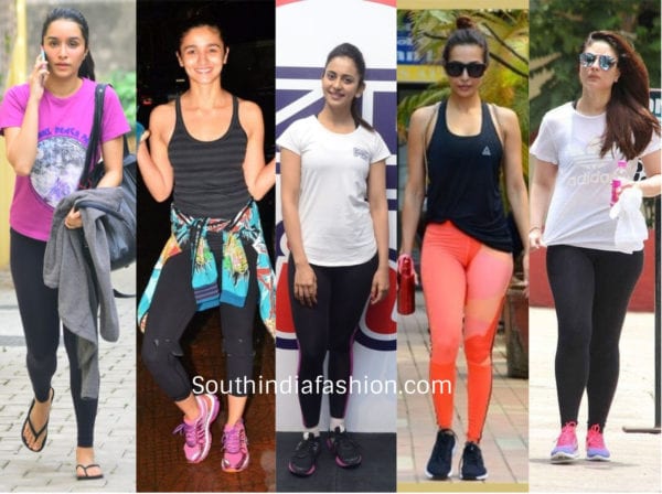 bollywood celebrities gym clothes