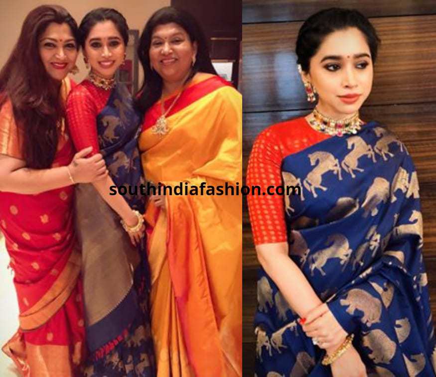 9 Epic Saree Looks Of Stylish Star Wife Aarti Ravi