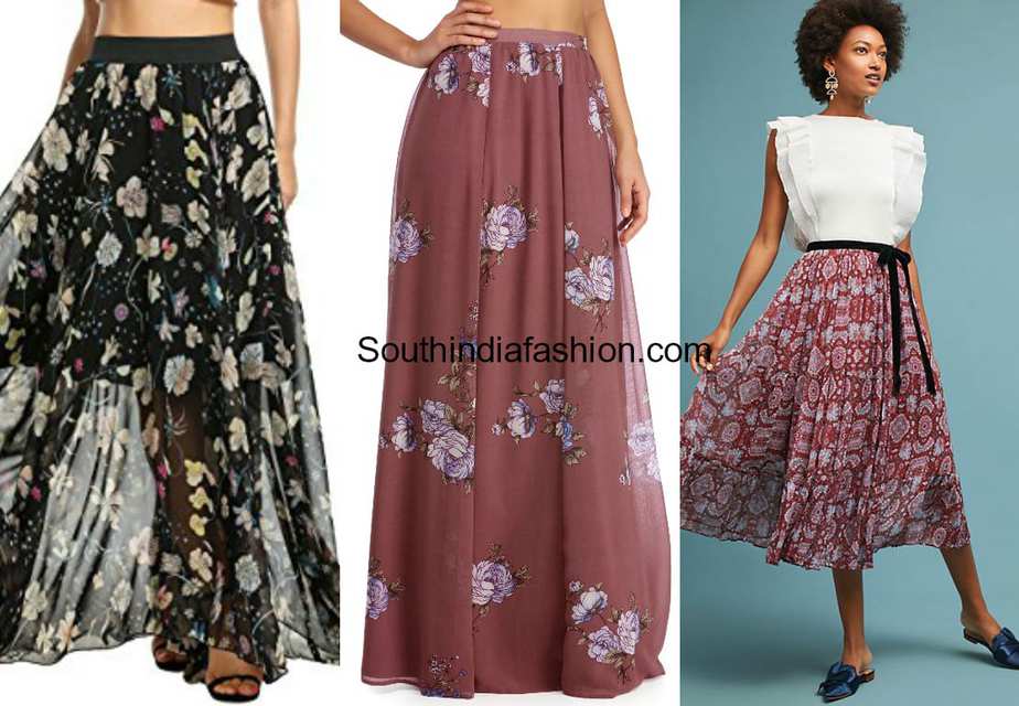 DIY - Convert Old Saree into a Layered Skirt