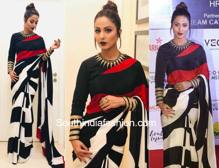 hina khan satya paul saree dada saheb phalke awards 2018