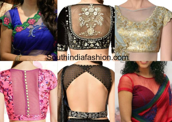 latest net blouse designs