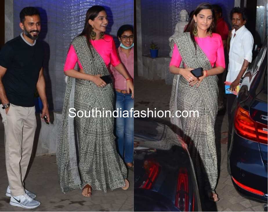 Sonam Kapoor and Anand Ahuja spotted in Mumbai