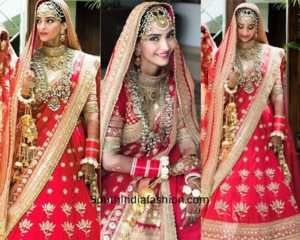 sonam kapoor wedding outfit