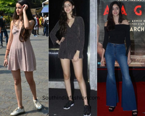 ananya pandey looking trendy