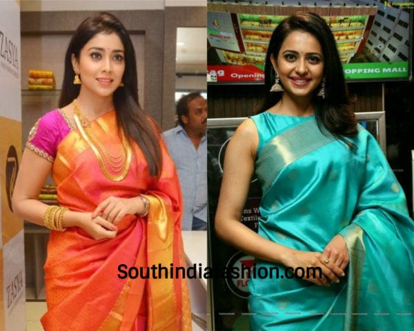 What kind of hairstyles and accessories will look good for a silk saree for  making the face look slimmer? - Quora