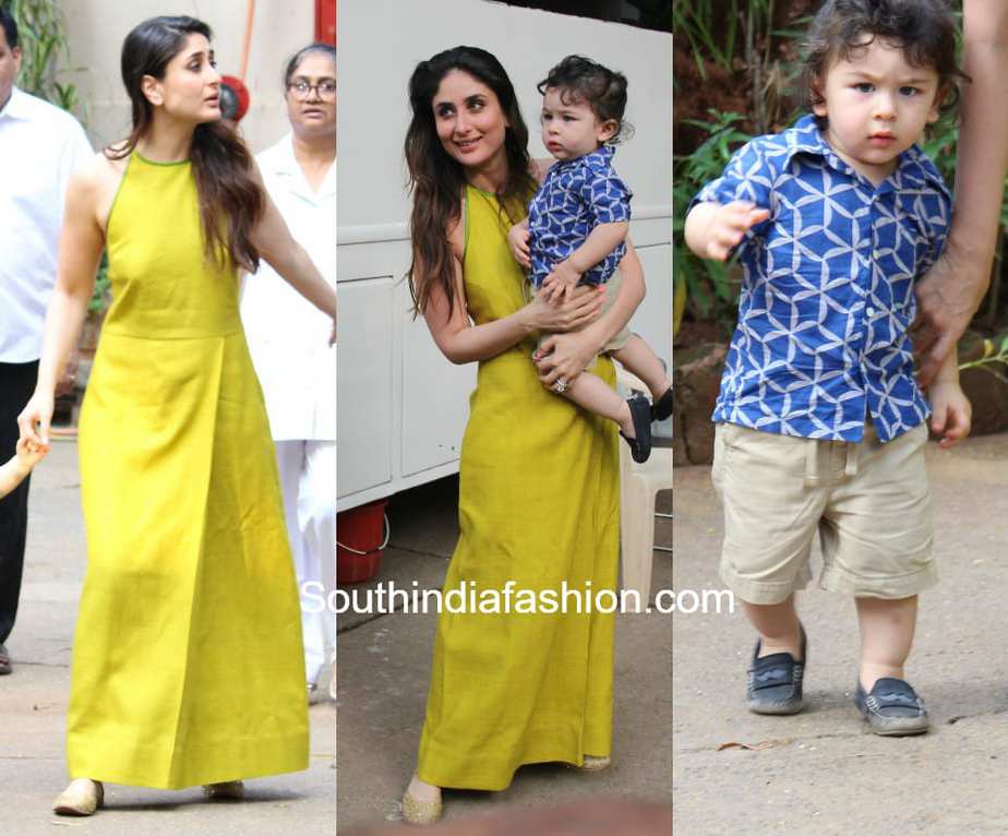 kareena kapoor in yellow maxi dress payal khandwala