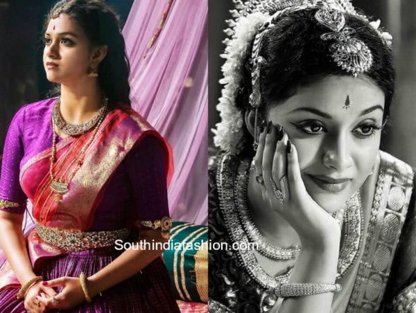 keerthy suresh jewellery mahanati