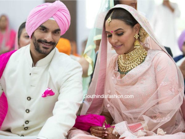 neha dhupia angad bedi wedding