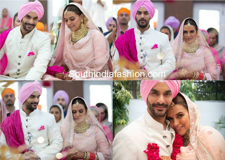 neha dhupia angad bedi wedding photos