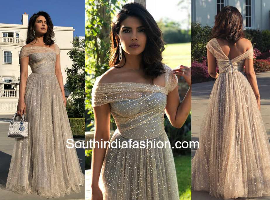 priyanka chopra dior dress royal wedding