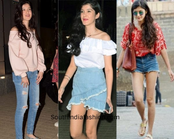 shanaya kapoor looking trendy